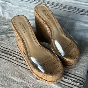 Schutz Dalle Vinyl Sandal